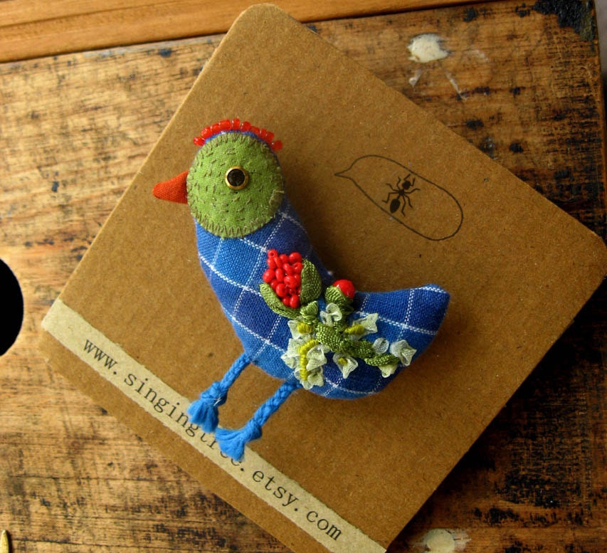 Blue Bird Pin