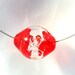 Witch's Ball Jewelry Lampwork Glass Bead Pendant