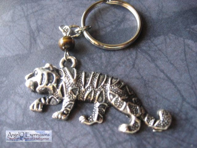 Eye of the Tiger Keychain