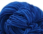 Superwash Merino Hand Painted worsted weight 240 yds Cobalt