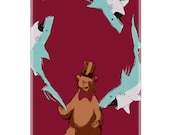 iPhone 5 Case, Jaws & Paws, Glossy Hard Case