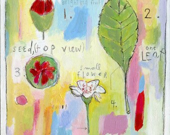 POSTER PRINT- seed & bloom
