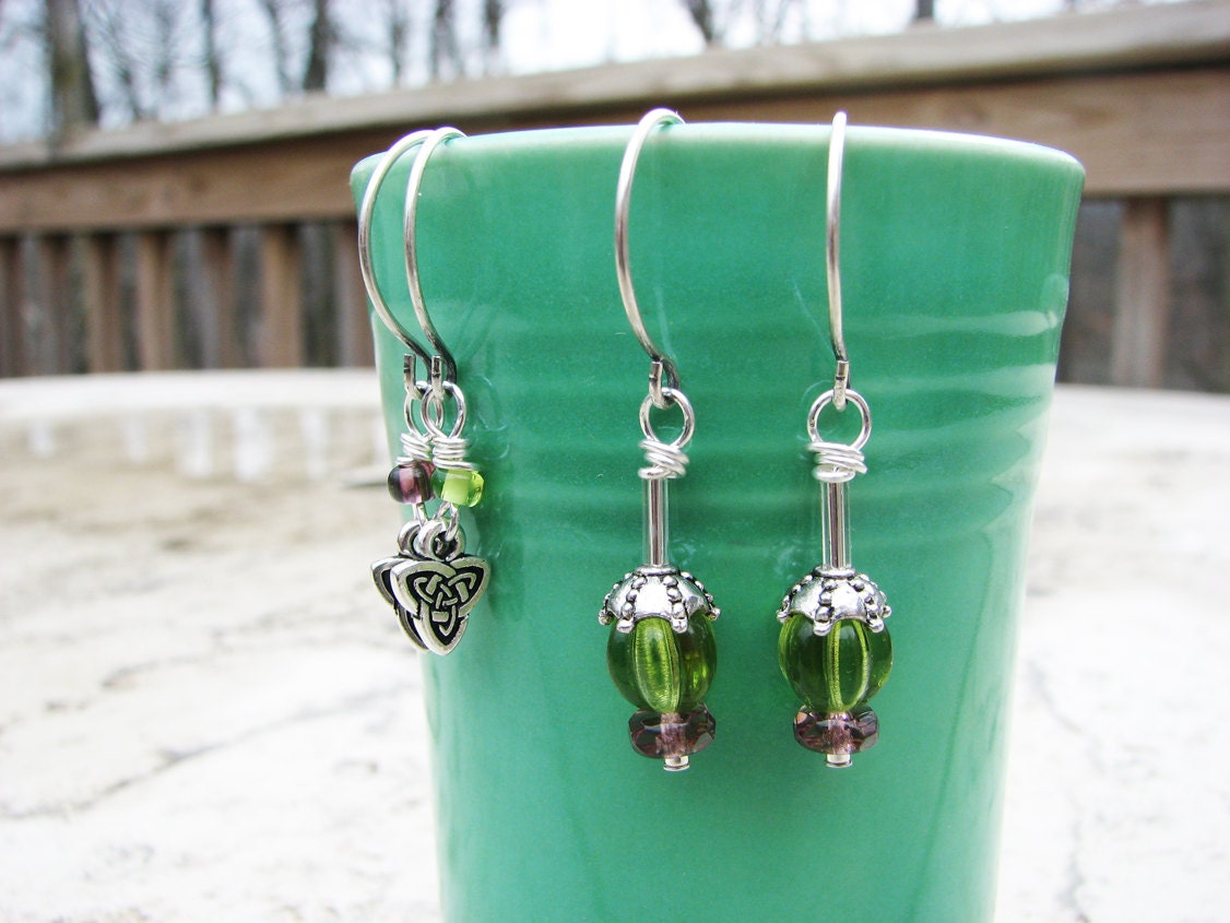 Celtic Thistle Earrings