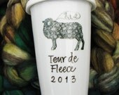 Tour de Fleece Commemorative Travel Mug - 2013