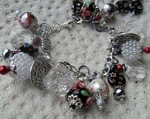 Glitzy Bead Charm Bracelet Ladies Night
