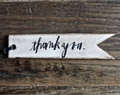 gift tag (thank you. white).