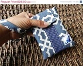 25% OFF Bridal Sale iPhone 5 Wristlet Case with Personalized Monogram - Gift Choose Your Own Organic OOAK Fabric Style
