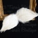 Angel Wings Baby Photo Prop - White Feather Angel Wings Fully Poseable for Newborn Photography