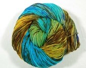 Superwash Sport yarn "Sublime" base - colorway Tiffany Glass   (100 grams 274 yards)