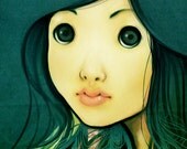 A Sneak Peek Between my Fingers - 4x6 Giclee Print