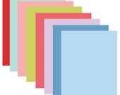 8.5 x 11 Paper Source cardstock, cover weight paper, Assortment, 38 sheets