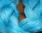 Dark Turquoise 3 ply Lace Weight Border Leicester/Shetland Blend