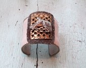 Equestrian Cuff Bracelet - Repurposed Vintage
