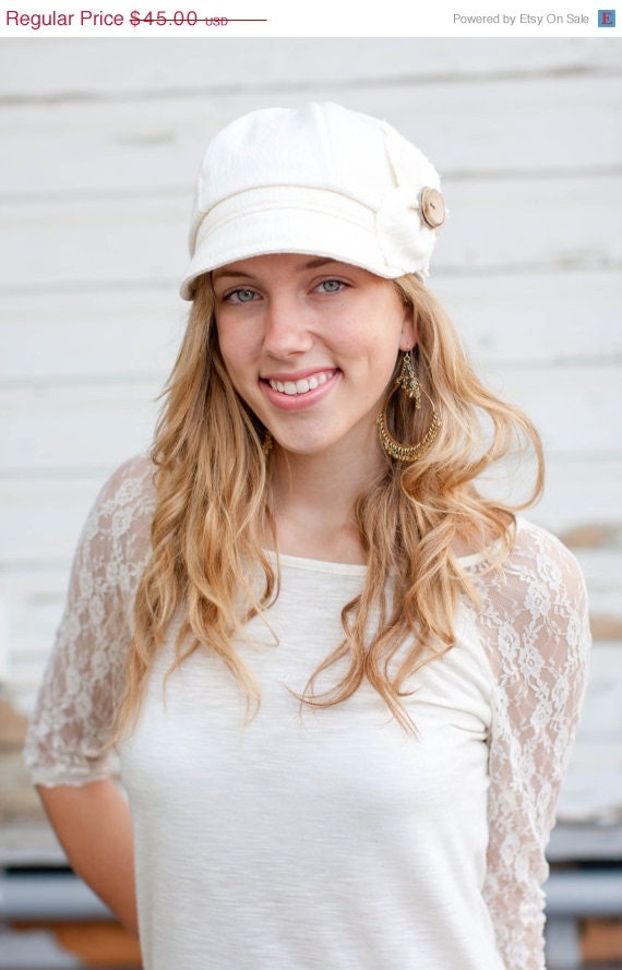 LAST CHANCE SALE Etta Hat- ivory