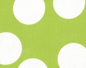 Half Moon Modern Big Dots Lime Moda Designer Fabrics by the Yard