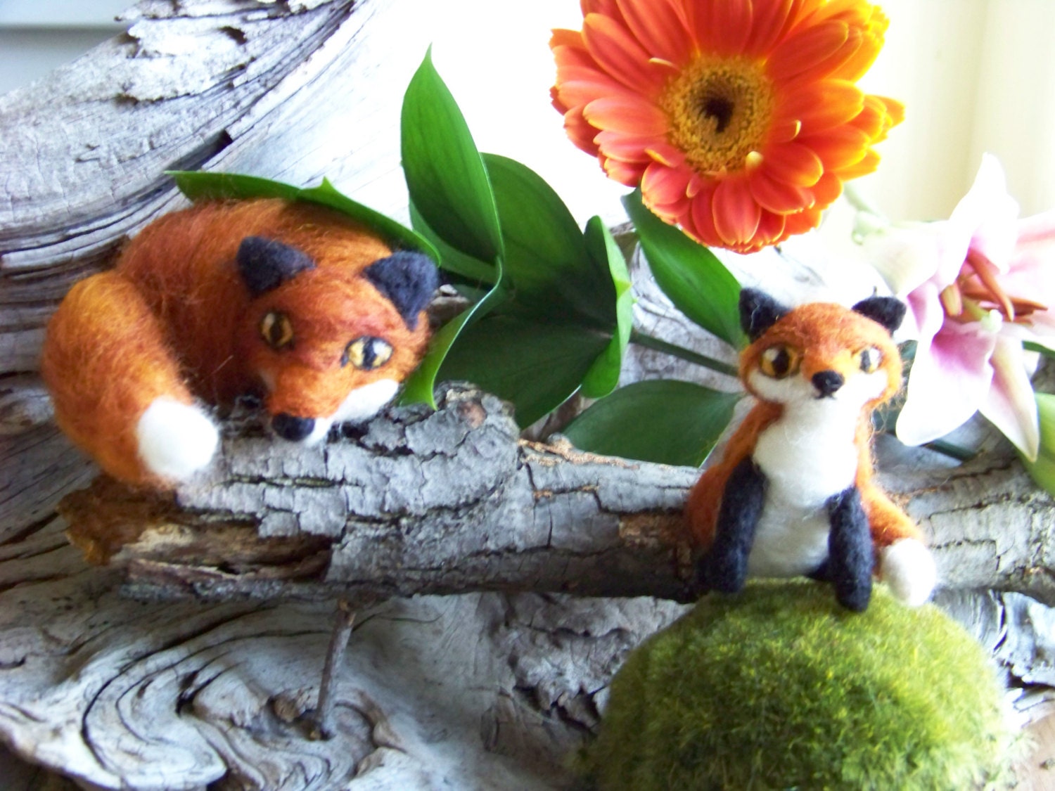 Needle Felted Perky Fox