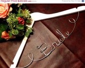 20% OFF SALE Personalized Bride Hangers Bride Coat Hangers Bridal Hangers Wedding Dress Hangers Bridal Accessories Bridal Photo Props