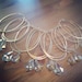 oval crystal hoops