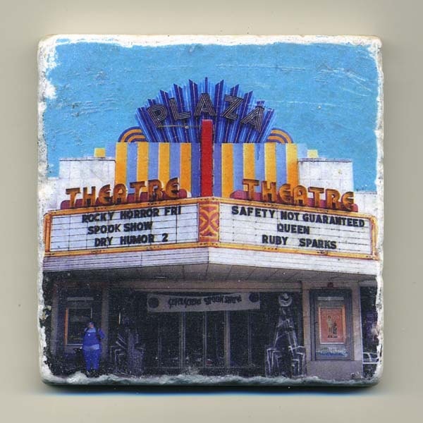 Plaza Theater in Atlanta, Georgia - Original Coaster