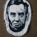 Chainstitch Embroidered Abraham Lincoln Patch