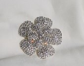 Crystal Cake Brooch