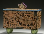 BOX, Handmade Box, Home Decor, Wood Box, Kitchen, Tea Box, Trade Cards