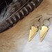 Double Triangle Hoop Dangles