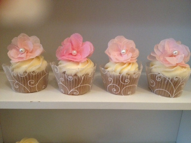 Pretty Cupcake Wrappers Set of Eight for Birthday Party Il_170x135