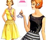 Vintage 1960's Smocked Skirt and Blouse Pattern- Size 14- Bust 34- McCall's 6784