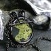 terrarium necklace real moss modern preserved reindeer moss pendant woodland jewelry small round green patina natural MOSS ORB