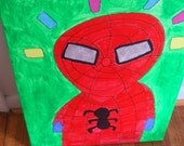 Amazing Spiderman Large Original Creature Painting