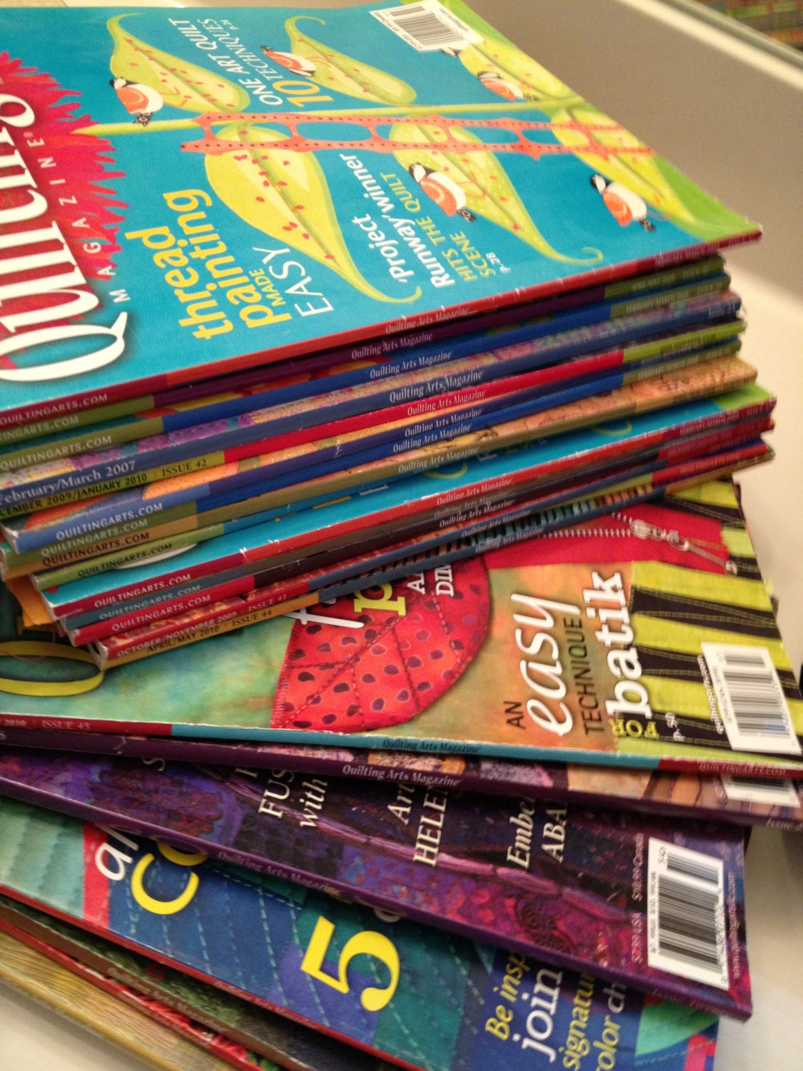 QUILTING ARTS Magazine 27 Volumes -  Get Inspired
