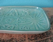 Ceramic Plate Sea Foam Green