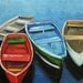 Boats painting 35 18x24 inch original landscape impressionistic oil painting by Roz