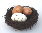 Shabby Cottage Chic Bird Nest