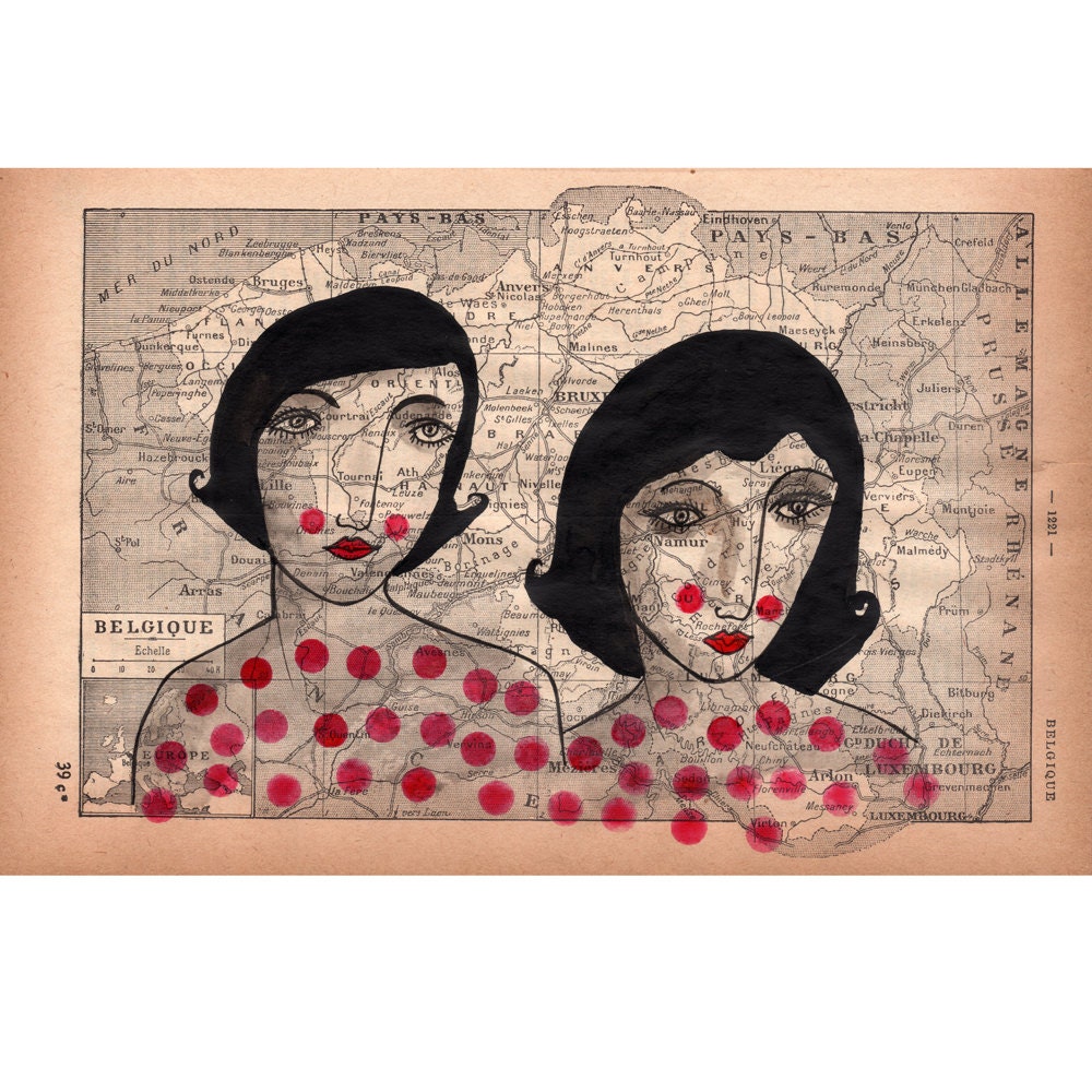 Poirot Sisters- Archival Art Print
