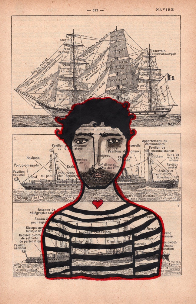 Hello, Sailor-  Archival Art Print