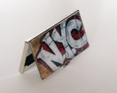 Card Case, NYC Graffiti Card Case, Photo Card Case, Graduation Gift
