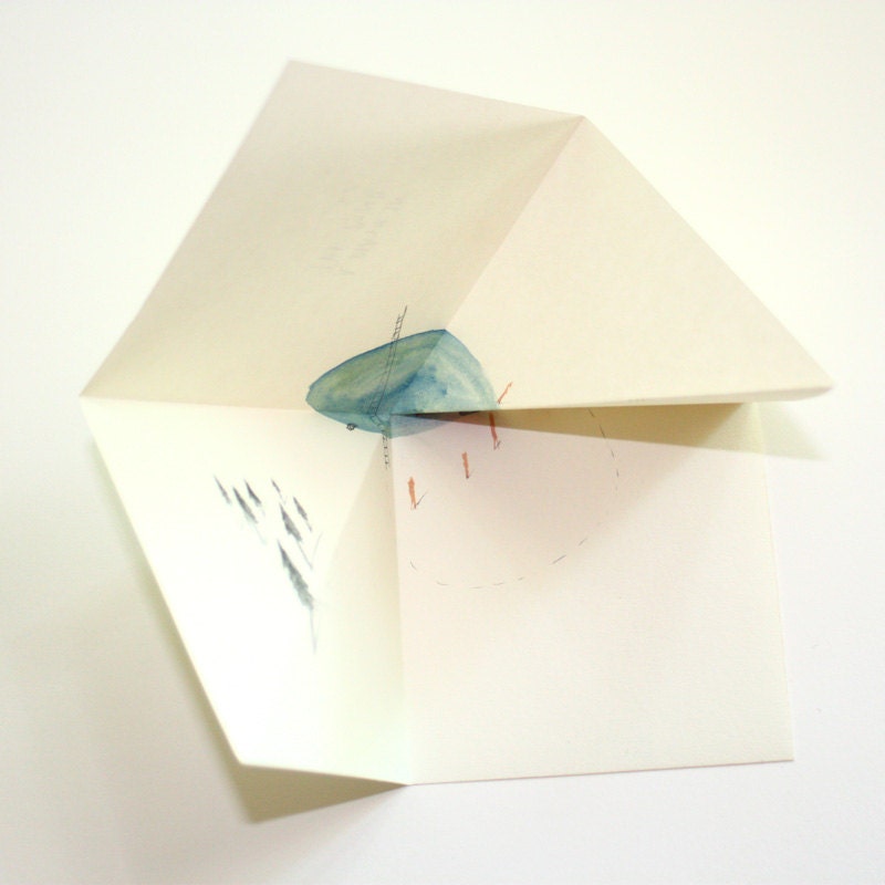 Original Artists Book - A Death in the Pond No. 2