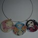 Necklaces -  3 Whimsical  Angel Pendants
