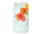 Orange Tulip  IPhone 4  or Iphone 5 Case, Flower Case, Women's Accessory, Original Photograph,  Made to Order - JudyStalus