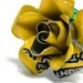 Recycled Jewelry Rose Post Earrings