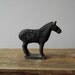 Vintage Horse : Metal Cast Dala Horse
