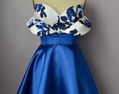 Metallic Petal Bodice Dress