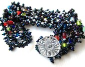 Beadweaving Tutorial - 10 Magpie Cuff