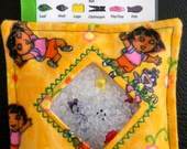 I Spy Bag - Mini with SEWN Word List and Detachable PICTURE LIST- Dora the Explorer