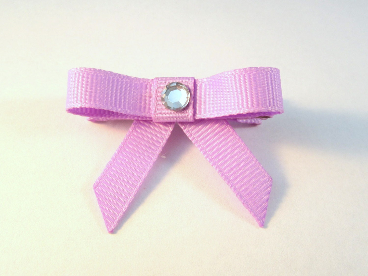 Bun Bow Saddleseat Horse Show Hair Bow Light Purple