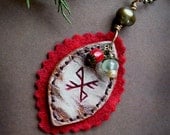 Winter Blessing Necklace - Rustic, Runic Talisman