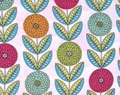 Paula Prass Fabric, Flights of Fancy, Zinnia Path in Spring, 1 Fat Quarter