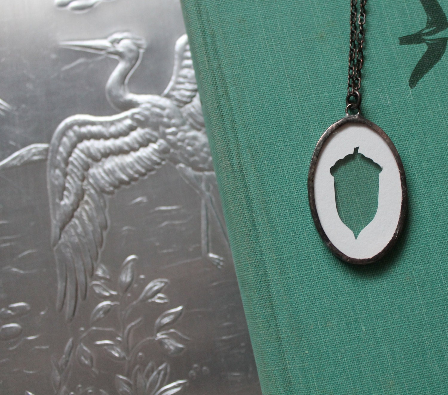 Acorn Silhouette Necklace